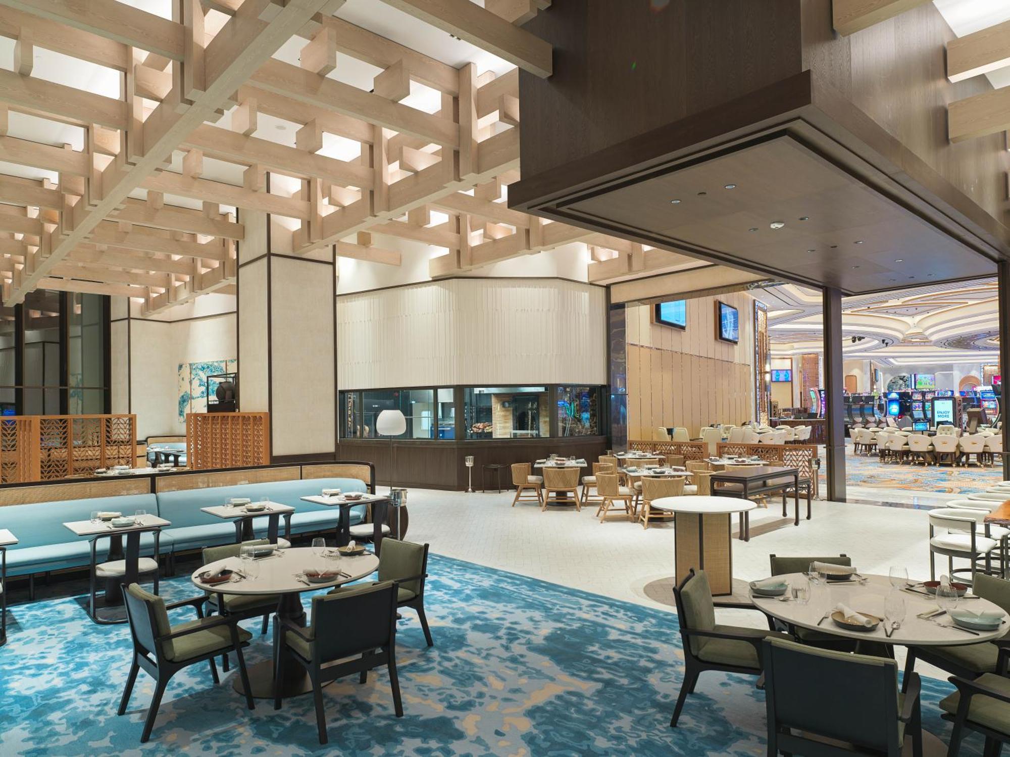 City Of Dreams Mediterranean - Integrated Resort, Casino & Entertainment Limassol Exterior foto The interior of the dining room at the MGM Resorts in National Harbor, Maryland